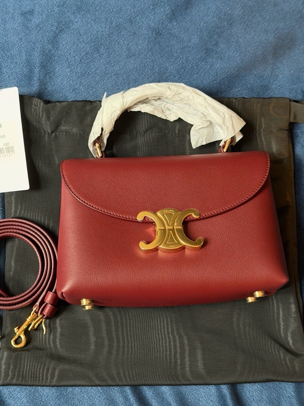 Celine Teen Nino in Light Burgundy - Picture 2 of 2